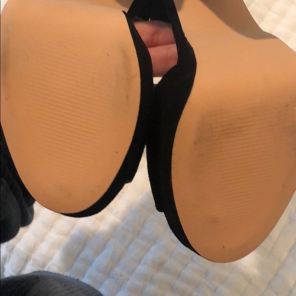 New Steve Madden Madeline Black Hell 7.5 - Picture 3 of 5